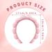 Ycfish Puffy Makeup Headband for Women - Black Spa Headband for Skincare, Makeup Removal, Shower - Sponge & Terry Towel Fabric - Facial Mask Headband - Buy Online on GoSupps.com