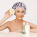 4pcs High Stretch Lined Shower Caps for Long & Short Hair - XL Size - Buy Online on GoSupps.com