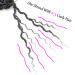 6 Packs Goddess Curly Locs Crochet Hair 14 Inch Faux Boho Hippie River Locs for Black Women - T1B/Gray - Buy Online on GoSupps.com