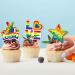 GORWERY 20pcs Gay Pride Cupcake Toppers Love is Love Cupcake Picks for Pride Month LGBTQ Gay Rainbow Pride Day Party Appetizers Dessert Cake Decorations - Buy Online on GoSupps.com