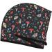 Premium Hair Towel Wrap Quick Drying Turban with Button | Forest Flora & Insects Design - Buy Online on GoSupps.com