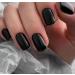 LoveOurHome 360pc Black Acrylic Square Press On Nails - Short Full Cover Fake Nails with Glue Adhesive Tabs for Women & Girls - Buy Online on GoSupps.com