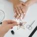 Baluue Star Shaped Nail Art Palette - Resin Mixing Plate with Golden Edge | Professional Manicure Tool for Nail Polish & Color Mixing - Buy Online on GoSupps.com