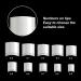 TOEDO French Short Acrylic Nail Tips 1000PCS Half Cover False Nails - Natural Style for DIY Nail Art - Nail Salon Quality - With Storage Box - Buy Online on GoSupps.com
