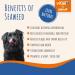 Zipvit Dog Plaque Remover for Teeth 185g Natural Powdered Plaque Off and Tartar Remover For Dogs Supports Gum and Teeth Health Treats Bad Breath Plaque and Tartar Made From Seaweed UK Supplier - Buy Online on GoSupps.com
