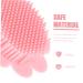 Healeved Silicone Shampoo Brush Set - Pink Scalp Scrubber & Massage Tool for Infants and Babies - 2 Pack - Buy Online on GoSupps.com