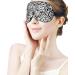 Zebra Cow Skin Sleep Mask for Women | Adjustable Eye Shades Cover with Elastic Strap - Perfect for Travel & Relaxation - Buy Online on GoSupps.com