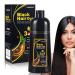 COSMTEK MEIDU Black Hair Dye Shampoo for Gray Hair  Semi-Permanent Hair Color Shampoo for Women and Men  Herbal Ingredients  3 in 1 100% Grey Coverage(17.6 Fl oz)