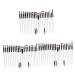 Baluue 60 Pcs Eyeliner Eyeshadow Brush Kit Makeup Accessories Spoolie Brush for Eyelashes Kit Para Pesta as