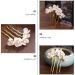 Beaupretty Vintage Jade Flower Hair Sticks Chinese Hair Pins for Women (White) - Buy Online on GoSupps.com