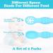 Vicloon Baby Fork and Spoon Set - 2Pcs Silicone Self Feeding Utensil for Infant/Toddler - Easy Grip Toddler Cutlery Kit in Blue - Buy Online on GoSupps.com