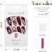Vatocu Christmas False Nails - Long Snowflakes Glitter Press on Nails for Women and Girls (24pcs) - Buy Online on GoSupps.com