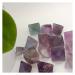 Natural Crystal Rough 5pcs Natural Rare Fluorite Crystal Stone Octahedral Colorful Mixed Fluorite Octahedron Rough Stones Healing Specimen