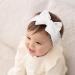 Xixkolyu Baby Girls Terris Band - White Stretchable Knitting Loop Hair Accessories for Newborns & Toddlers - Buy Online on GoSupps.com