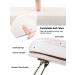EBANKU Nail Arm Rest Hand Pillow Cushion with Bracket - White Leather Hand Rest for Nail Table - Washable Salon Arm Rest Tool - Buy Online on GoSupps.com