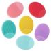 Benkeg Facial Brush 4 Pcs Facial Brush Cleaning Pad Silicone Pore Cleaning Pad Acne Removal Facial Brush Tool Baby Shower Brush Colours Alloy