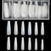 TOPHOWER Extra Long Coffin Nail Tips  XXL Ballerina Nails Full Cover  240 Pcs Acrylic Nails Artificial False Nails for Salons and DIY Nail Art with Box (Coffin nails natural)