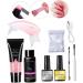 LOUMMRCY PolyGel Nail Kit All-in-One Starter Set for Nail Extensions & Art | 8 Pieces French Nail DIY Kit for Beginners & Home Manicure - Buy Online on GoSupps.com