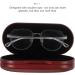 Healvian Double Glasses Case - 2 in 1 Portable Dual-Sided Contact Lens Container with Mirror & Tweezer | Red - Buy Online on GoSupps.com