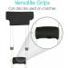 Walking aid arm pad 1 Pair Walking Arm Crutch Handle Pads Walker Grips Soft Padded Hand Covers Non slip Comfortable Cushion Padding Wicking Comfort Washable Black - Buy Online on GoSupps.com