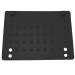 Silicone Heat Resistant Mat for Hair Straightener Crimping Iron Hair Curling Iron Hair Curling Wand Hair Waving Iron and Hot Hair Styling Tools Practical Salon Hair Styling Tools Black