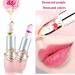 2Pcs Crystal Flower Jelly Color Changing Lipstick with Real Flowers - Prime Lip Color Change Magic Lip Gloss | PH Glitter Jelly Lipstick - Buy Online on GoSupps.com