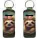 Suobstales Cute Sloth Print Chapstick Holder Keychain Neoprene Lip Balm Holder Lipstick Sleeve Pouch Lip Balm Portable Pocket Lip Gloss Tube Holder Travel Accessories - Buy Online on GoSupps.com