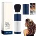 Supersize Color Fibers with Refill Set Colored Hair Thickener Hair Fibers for Men Women Temporary Hair Color for Root Touchup with Hair Thickening Powder Hair Fiber Powder (White)