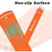SAPLIZE CC02 Rubber Golf Grips Upgrade/Deluxe Kit - 6 Colors Available - Anti-Slip Orange Grips - Standard/Midsize - 13 Grips with Tape - Buy Online on GoSupps.com