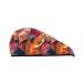 Hair Towel Wrap Hair Drying Towel with Button Towel Turban Head Towel to Dry Hair Quickly (Oil Paintings of Elephants)