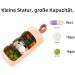 Portable Pill Box for Vitamins & Medications | Optimized Dose Organizer - Fresh Green & Cherry Blossom Design - Buy Online on GoSupps.com