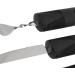 Adaptive Utensil for Arthritic Hands Durable Weighted Cutlery with Black Handle for Home Hospital - Buy Online on GoSupps.com