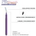 Pikdent Interdental Brushes - Durable Coated Steel Tynex Bristles Size 1.2mm Conical - 10 Pack (Black) for Effective Oral Care - Buy Online on GoSupps.com