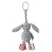 Apricot Lamb Baby Stroller Activity Toy with Gray Bunny Character - Rattle Sound & Soft Teether - 8.5 Inches - Buy Online on GoSupps.com