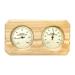 Fukamou sauna thermometer hygrometer sauna accessories made of wood sauna temperature meter and air humidity meter for precise measurement of the temperature humidity.