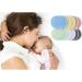 Lictin 12pcs Organic Bamboo Nursing Pads Set - Washable, Reusable & Absorbent - Buy Online on GoSupps.com