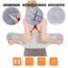 XL Gray Lower Back Brace for Men & Women - Lumbar Support Belt for Herniated Disc, Sciatica, Scoliosis - Breathable Mesh Design, Adjustable Straps - Buy Online on GoSupps.com