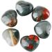 Nupuyai Africa Bloodstone Heart Palm Worry Stone 45mm - Chakra Reiki Healing Crystal for Home Decoration - Buy Online on GoSupps.com