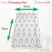 Callowesse Baby Changing Mat 79x47cm - Waterproof, Portable & Foldable - Grey Penguin Design - Buy Online on GoSupps.com