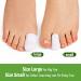 Bukihome Big Toe Protector - 10 Pcs Silicone Caps for Blisters Corns & Toe Pain Relief | Ideal for Running & Walking | White - Buy Online on GoSupps.com