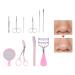 ZJchao 10Pcs Eyebrow Grooming Kit - Professional Eyebrow Trimmer Tweezers Eyelash Curler & Extractor for Women | International Shipping - Buy Online on GoSupps.com