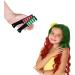 MPEEJ Temporary Hair Chalk Combs - Washable 6 Colors for Girls, Ages 4-10 | Perfect Gift for Birthday, Cosplay, Christmas Parties - Green and Red - Buy Online on GoSupps.com