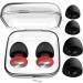 Fovolat Quiet Ear Plugs Reusable Noise-Reducing Earplugs Soft Silicone Ear Plug Noise-Reducing Earplugs Reusable Hearing Protection for Sound Reduction Sleep Travel Black Red 1 count (Pack of 1) - Buy Online on GoSupps.com