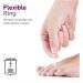 NatraCure Gel Hammer Toe Crest Pads - 1 Pair (Left/Right) - Toe Straightening Cushion for Mallet Toes and Overlapping Toes - Buy Online on GoSupps.com