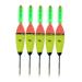 QualyQualy 5 pieces Eva fishing poses fishing sets + 10 pieces of smelly light fishing poses bright lighting lights kit 5 pieces of known light pose - 10g swimming capacity