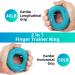 Ryaco 3-in-1 Hand Trainer Ring - Silicone Grip & Finger Trainer (30-50LB) for Muscle Training Sport Fitness & Climbing - Ideal for Beginners - Buy Online on GoSupps.com