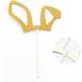 1 Pack Cute Easter Theme Cupcake Topper Decorative Cake Toppers Easter Festival Party Supplies Gold RabbitsLM - Buy Online on GoSupps.com