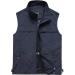 Gihuo Men's Lightweight Quick Dry Outdoor Multi Pockets Fishing Vest - Style3-navy - Medium
