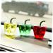 Alipis Office Decor Decorations for Home Crystal Figurines Living Room Chili Vegetable Household Fake Fruit Green 6.3x4.5cm - Buy Online on GoSupps.com