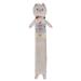 Extra Long Hot Water Bottle Super Soft Novelty Plush Cover Natural Rubber 2L Capacity 72cm Long Perfect for Pain Relief on Aches or Injuries (Llama) Llama - White